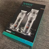 Нов VGR Професионален Комплект за Подстригване - Многофункционален за мъже, снимка 7 - Електрически самобръсначки - 45197145