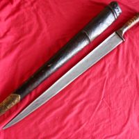 Хайбер, ятаган , меч. Булатна стомана., снимка 2 - Антикварни и старинни предмети - 45482812