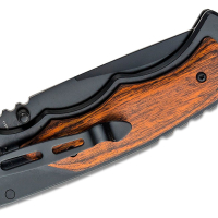 Сгъваем нож Smith & Wesson Wood 1136969, снимка 3 - Ножове - 45019351