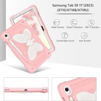 GUAGUA Samsung Galaxy Tab S9/S9 FE Калъф за Деца, Розов, снимка 3 - Калъфи, кейсове - 45081001