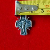 Сребърен кръст, православен кръст, кръст от сребро, кръст с разпятие, сребро 925, снимка 6 - Колиета, медальони, синджири - 45777202