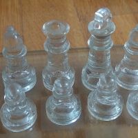  Стъклен шах 25/25 см., снимка 5 - Шах и табла - 45132136