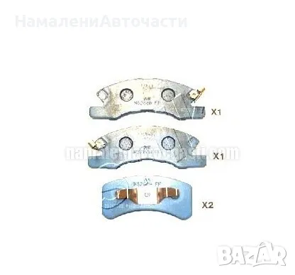 Накладки 04465B2040 5006609 Daihatsu Mitsubishi предни, снимка 1