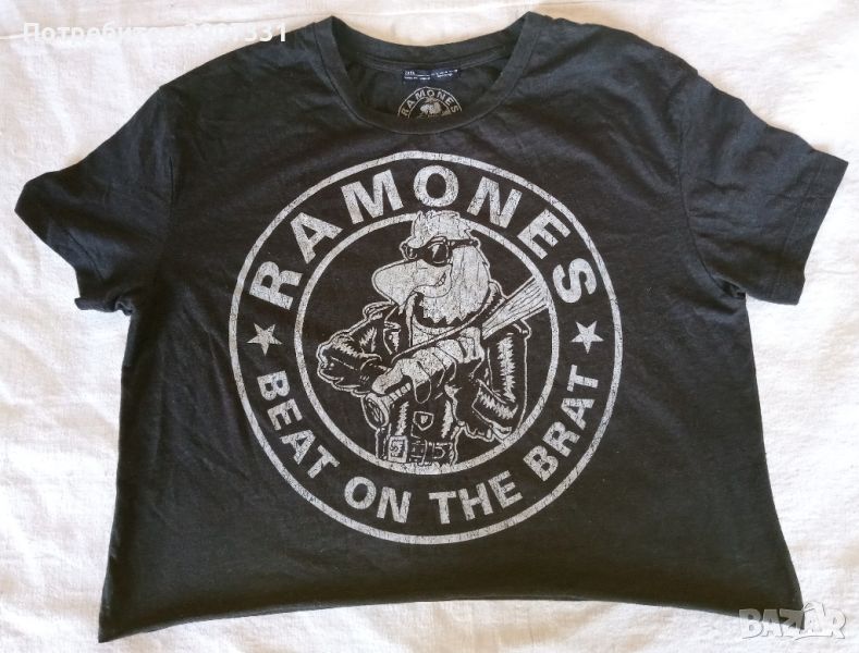 Тениска групи Ramones. Zara, снимка 1