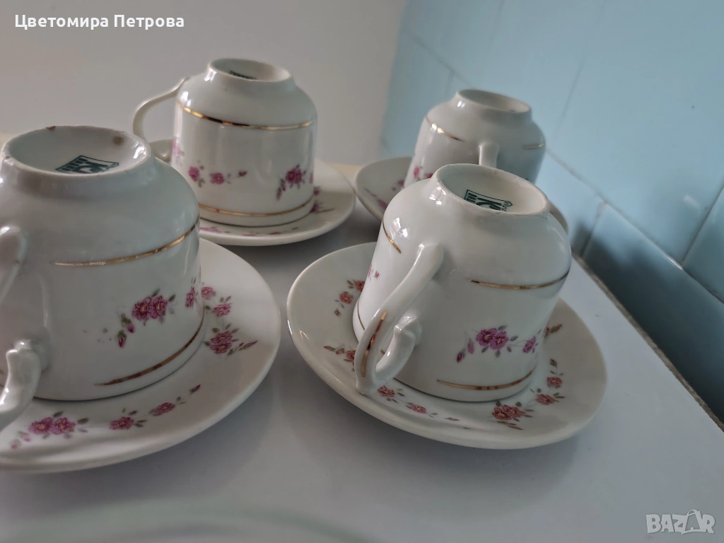 Комплект малки чашки за кафе различни видове, снимка 1