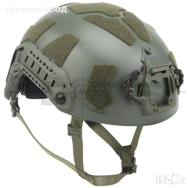 КАСКА NP FAST RAILED SF HELMET – GREEN, снимка 1