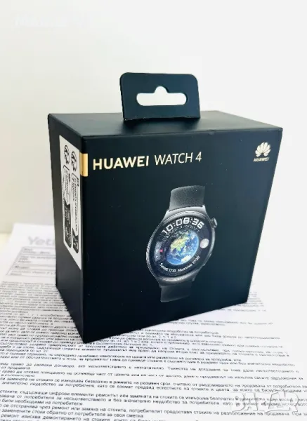 НОВ! Huawei Watch 4 Black 2г.Гаранция ГАРАНЦИЯ, снимка 1