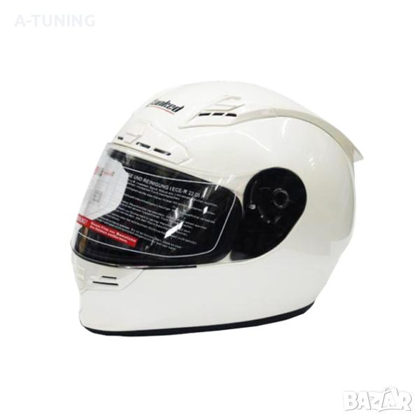 Каска Racing Pro Pearl White , снимка 1