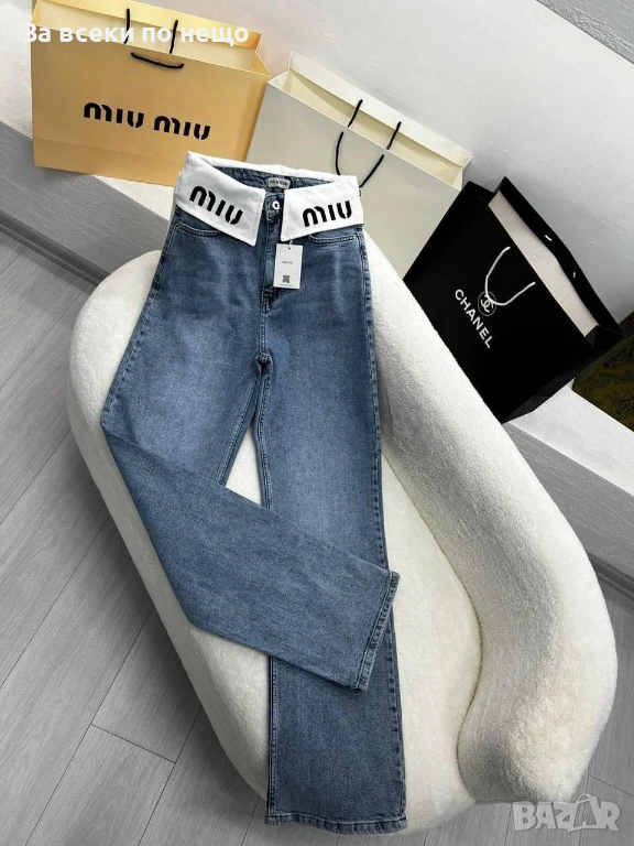 Miu Miu Дамски Сини Дънки Миу Миу Код ST-8, снимка 1