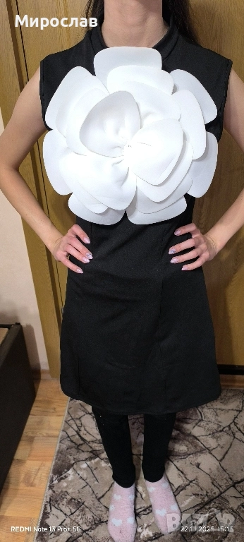 Дамска Ежедневна Рокля Размер S ЧОСТО НОВА ! ! !, снимка 1