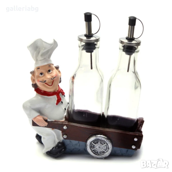 Оливерник - фигурка - готвач, снимка 1