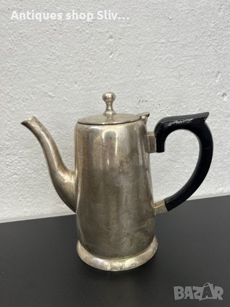 Английски посребрен чайник. №5593, снимка 1
