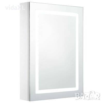 vidaXL LED шкаф с огледало за баня, 50x13x70 см（SKU:285116, снимка 1