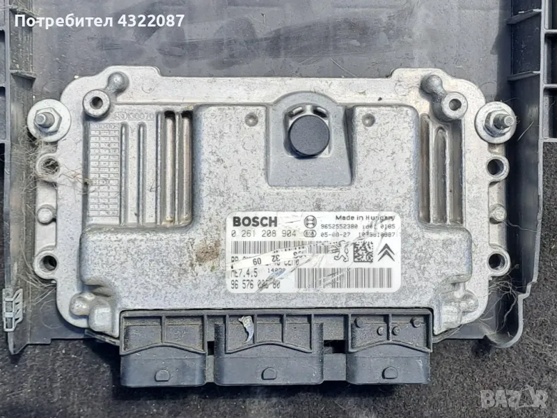Компютър двигател ECU от Пежо 1007 / Peugeot 1007 1.6I 16V 110к.с NFU , снимка 1