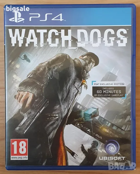 Перфектен диск с игра WATCH DOGS PS4 Playstation 4 Плейстейшън 5 PS5, снимка 1