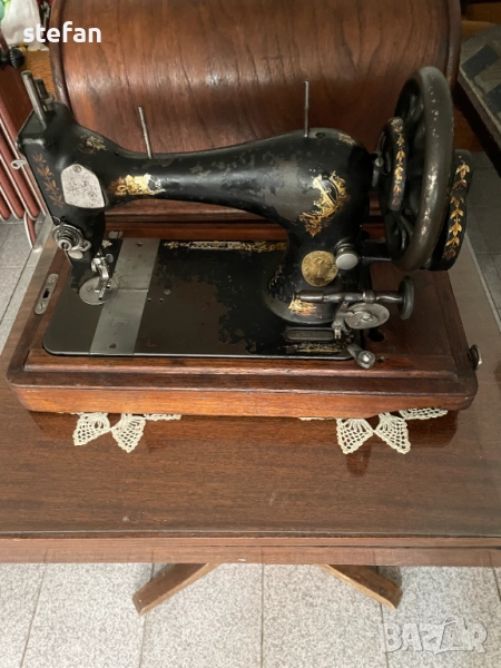 Антична шевна машина SINGER патенд 1886г., снимка 1