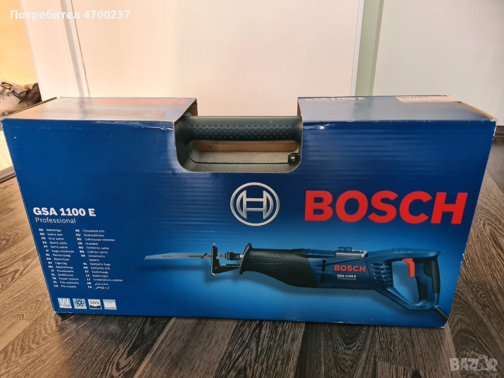 Електрически саблен трион Bosch GSA 1100 E Professional, снимка 1