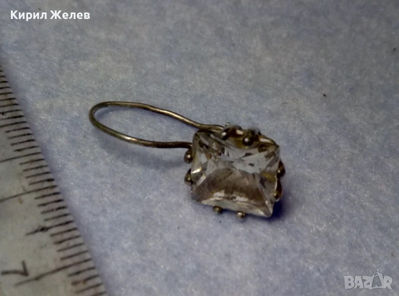 КЛАСИЧЕСКИ МОДЕЛ СКЪПОЦЕННА СРЕБЪРНА ОБЕЦА СРЕБРО 925 с ЮВЕЛИРНО ФАСЕТИРАН МОЙСАНИТ 24375, снимка 1