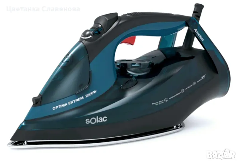Керамична парна ютия Solac PV2028 Optima Extrem, 2800 W, парен удар 180 g/min, непрекъсната пара 45 , снимка 1