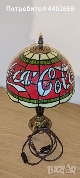 Празнична промоция на класическа нощна лампа Coca Cola / Кока Кола, снимка 1