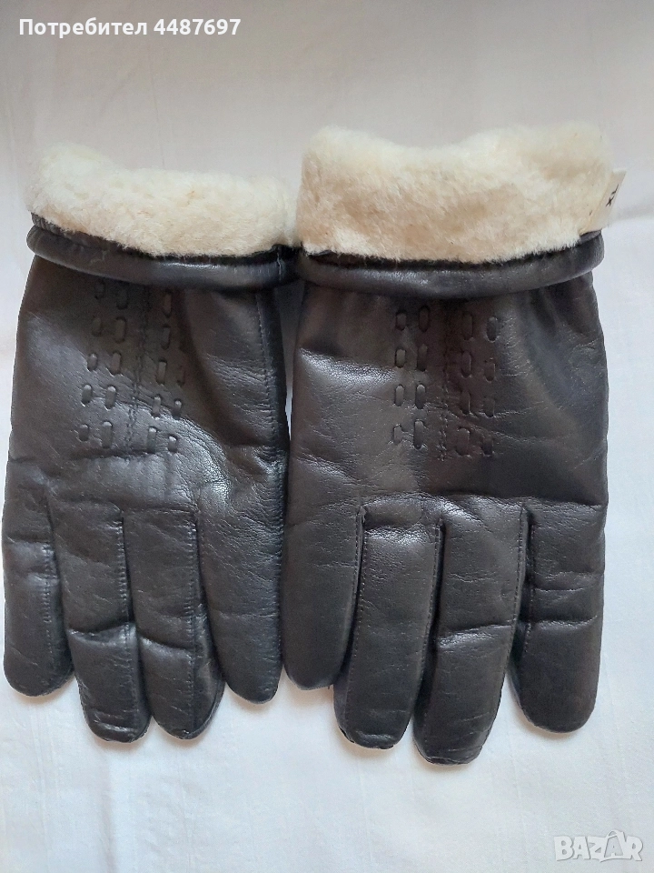 Мъжки кожени ръкавици - нови, снимка 1