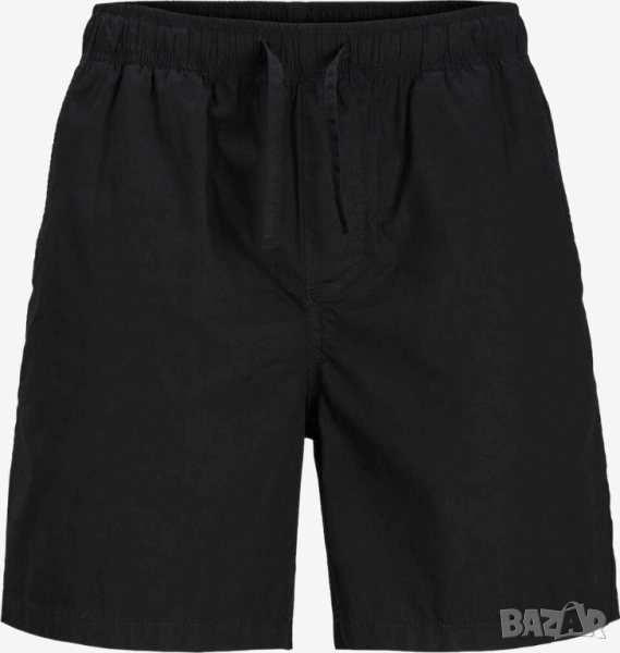 Мъжки къси панталони Jack & Jones Jaiden, 98% Памук, Черни, L, снимка 1