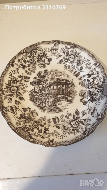 Красиви декоративни порцеланови чинии/плато. , снимка 1