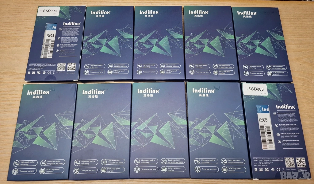 ⚠️Нов бърз SSD диск ССД хард диск 120GB Indilinx laptop лаптоп, снимка 1