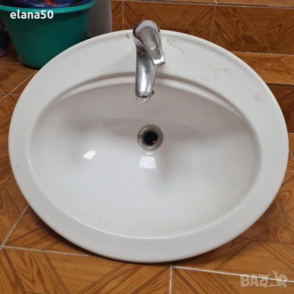 Кръгла мивка Видима, снимка 1