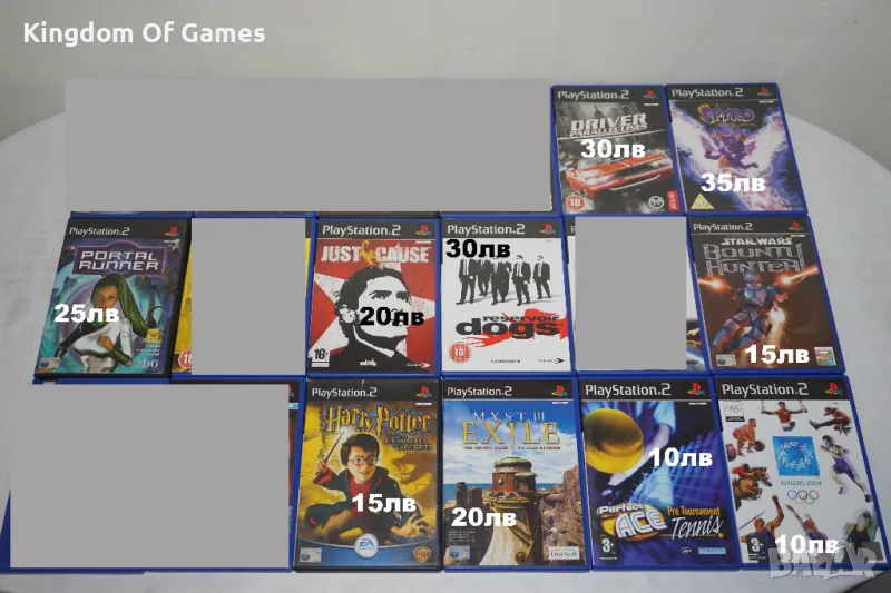 Игри за PS2 Spyro/Harry Potter/Portal Runner/Reservoir Dogs/Driver/Star Wars Bounty Hunter/Myst 3, снимка 1