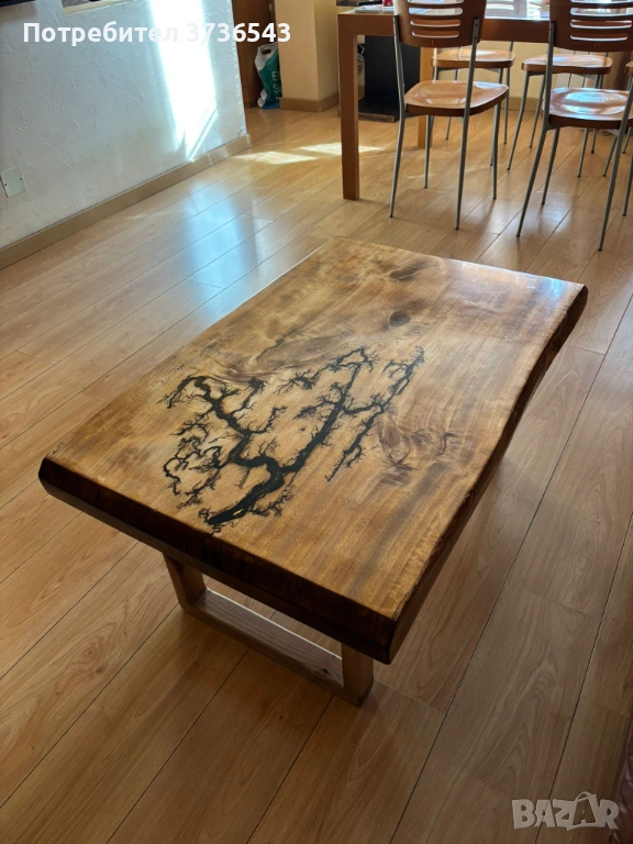 Дизайнерска холна маса 100×64×46 см, снимка 1