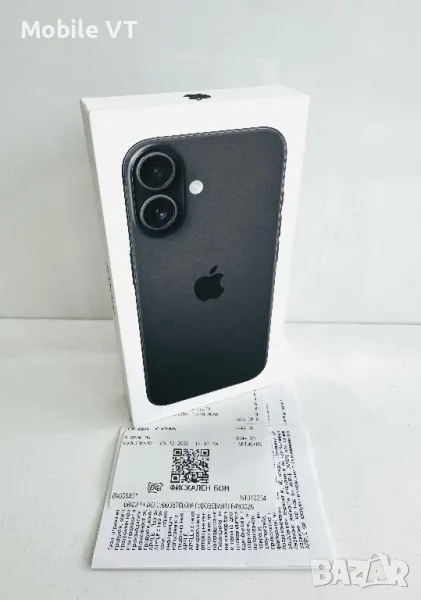 НОВ! iPhone 16 128GB Black Гаранция 2 години!, снимка 1