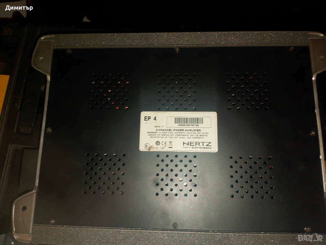 Продавам усилвател Hertz в перфектно състояние , снимка 1