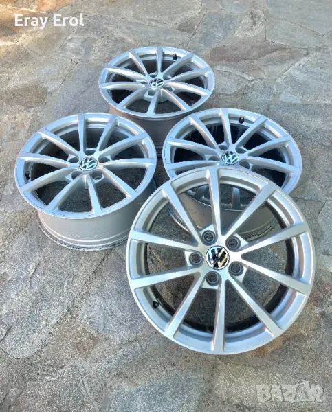 17 джанти 5х112 VW Golf Jetta Touran Caddy Tiguan Sharan Passat 5x112 Тоуран Голф Кади Пасат, снимка 1