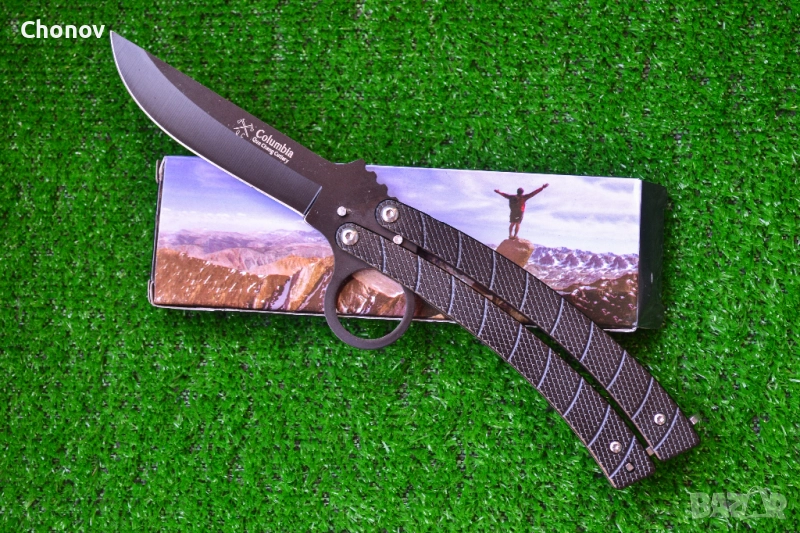 Сгъваем нож Колумбия Columbia пеперуда - чисто нов, снимка 1