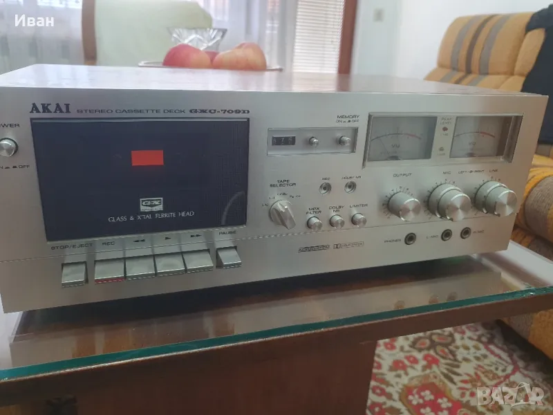 Akai GXC-709D касетен дек , снимка 1