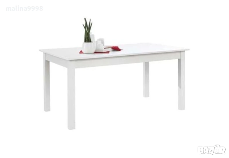 Бяла разтегателна маса, снимка 1