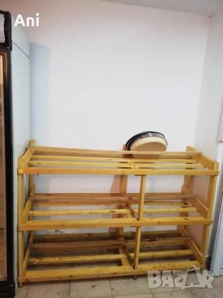 Дървен стелаж за зеленчуци, снимка 1