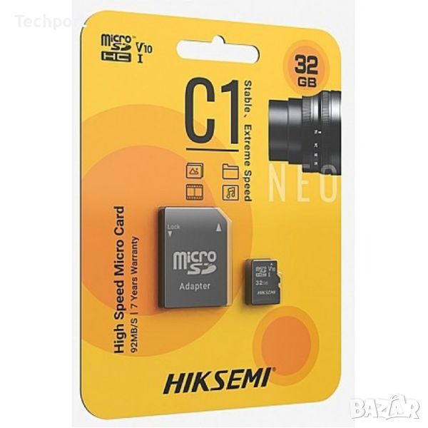 Карта памет 32GB HIKSEMI microSDHC, снимка 1