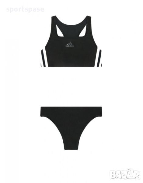 ADIDAS Fit 2 Pieces 3-Stripes Swimsuit Black, снимка 1