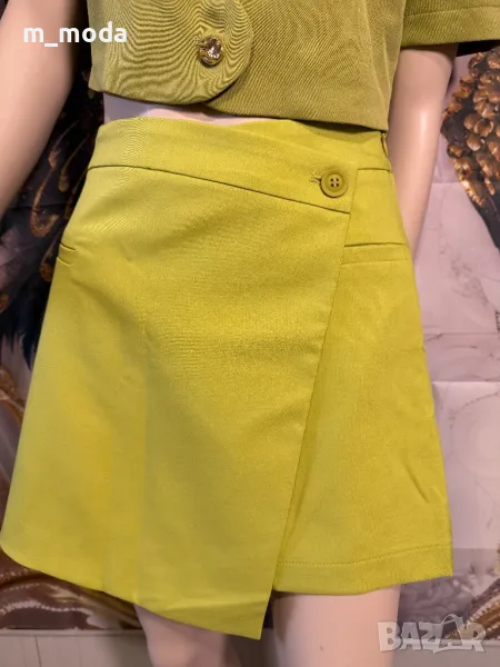 Пола-панталон с висока талия, снимка 1