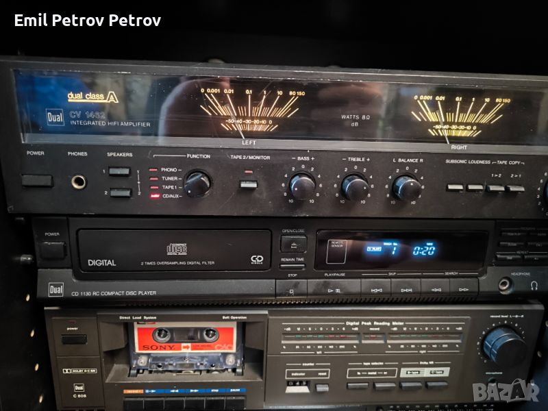 Промо !!!🎷🎸🥁🎺🎻 Dual CV1462 + CD 1130 + C808 топ ретро система, снимка 1