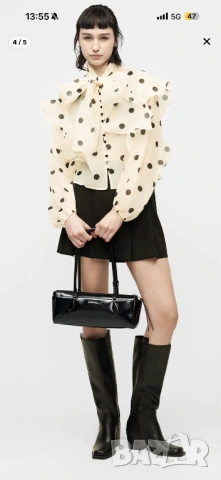Дамска риза на точки, снимка 4 - Ризи - 54289869