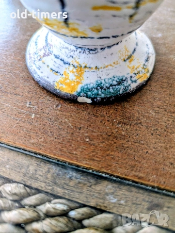 Заглавие: Винтидж ваза Bay Keramik (West Germany) – Модел 305/18, снимка 4 - Вази - 53296188