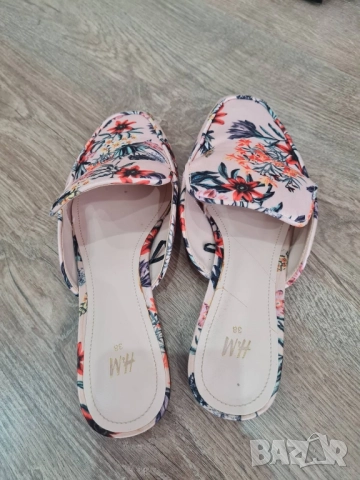 Дамски чехли H&M 38, снимка 5 - Чехли - 51464183