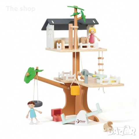 Детска къщичка на дърво с аксесоари (004)