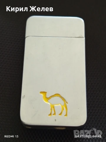 Рядка запалка колекционерска CAMEL 🐫 метална интересен модел 50664