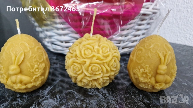 Свещи от пчелен восък и други натурални продукти, снимка 2 - Други - 52232865