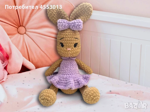 Играчка Ръчно Плетена за Момиче или Момче Подарък за Дете или Бебе, снимка 6 - Плюшени играчки - 51239148