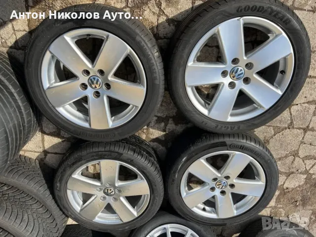 5х112 17 Джанти VW Golf Caddy Passat Sharan Skoda Audi Seat Leon A3 A4 Octavia Superb Оригинални, снимка 2 - Гуми и джанти - 48327774